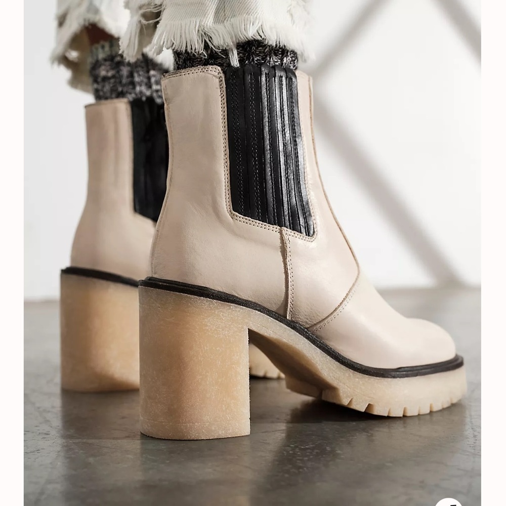 Free People White James Chelsea Boot in White